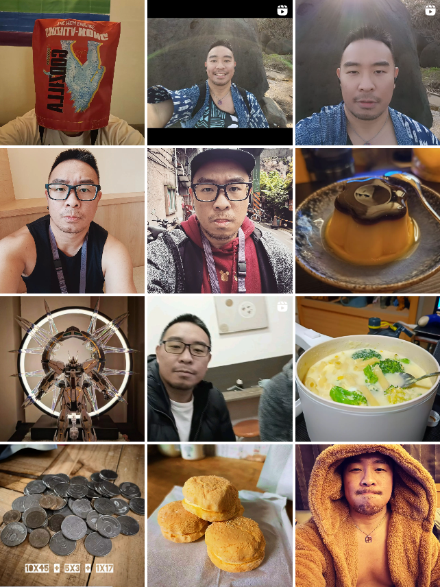 P058 照片853张 视频63个 台湾 成熟男 有证件图原照 可以做证件图素材