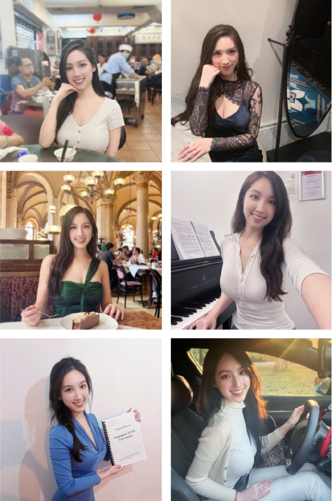 N004 照片1174张 视频88个 香港 （富二代）少妇很有气质  生活素材 钢琴  开车  自拍多