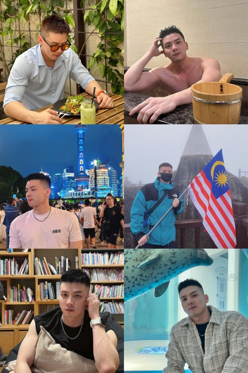ZS121 图片551张 视频18个 马来西亚 自拍 职业 咖啡师 腹肌 帅哥 生活场景丰富 生活日常 旅游 风景  