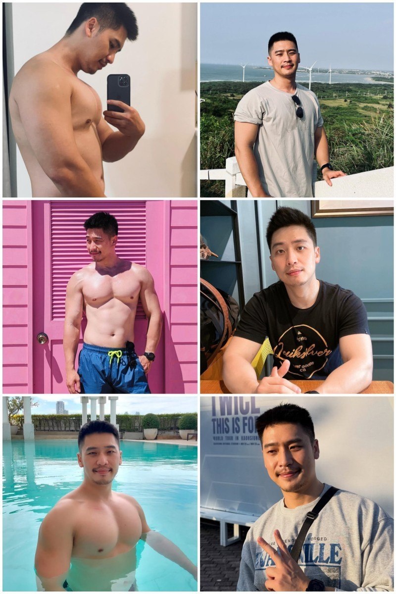QQ389 图片638张 视频77个 台湾 肌肉 腹肌 健身房 工作日常 生活场景丰富 旅游 海边 粉丝1.9W   曝光度低