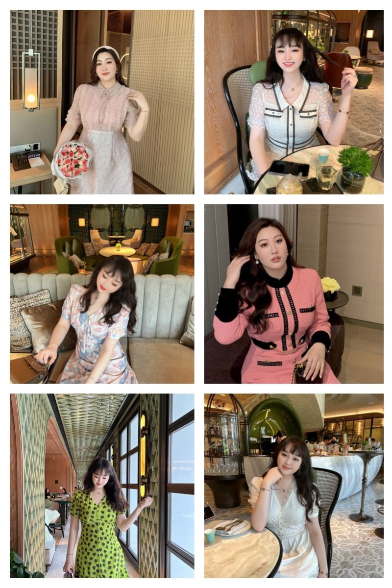 B8 图片400张 视频21个 有账号 微胖性感美女 他拍居多 生活日常 裙装照片多 衣服种类多 国内 模特    