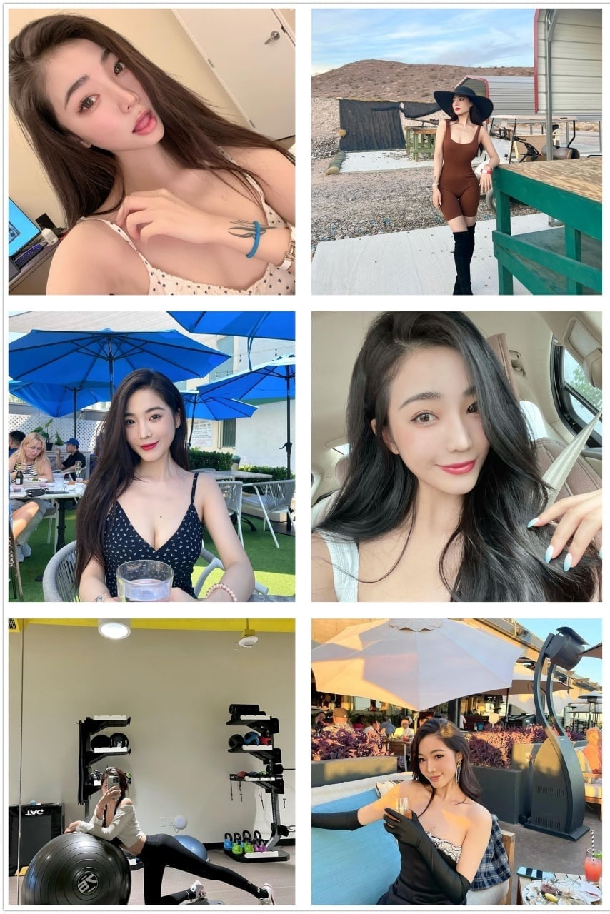 MM1058 图片508张 视频29个 美国 华裔 性感美女各国旅游生活照  