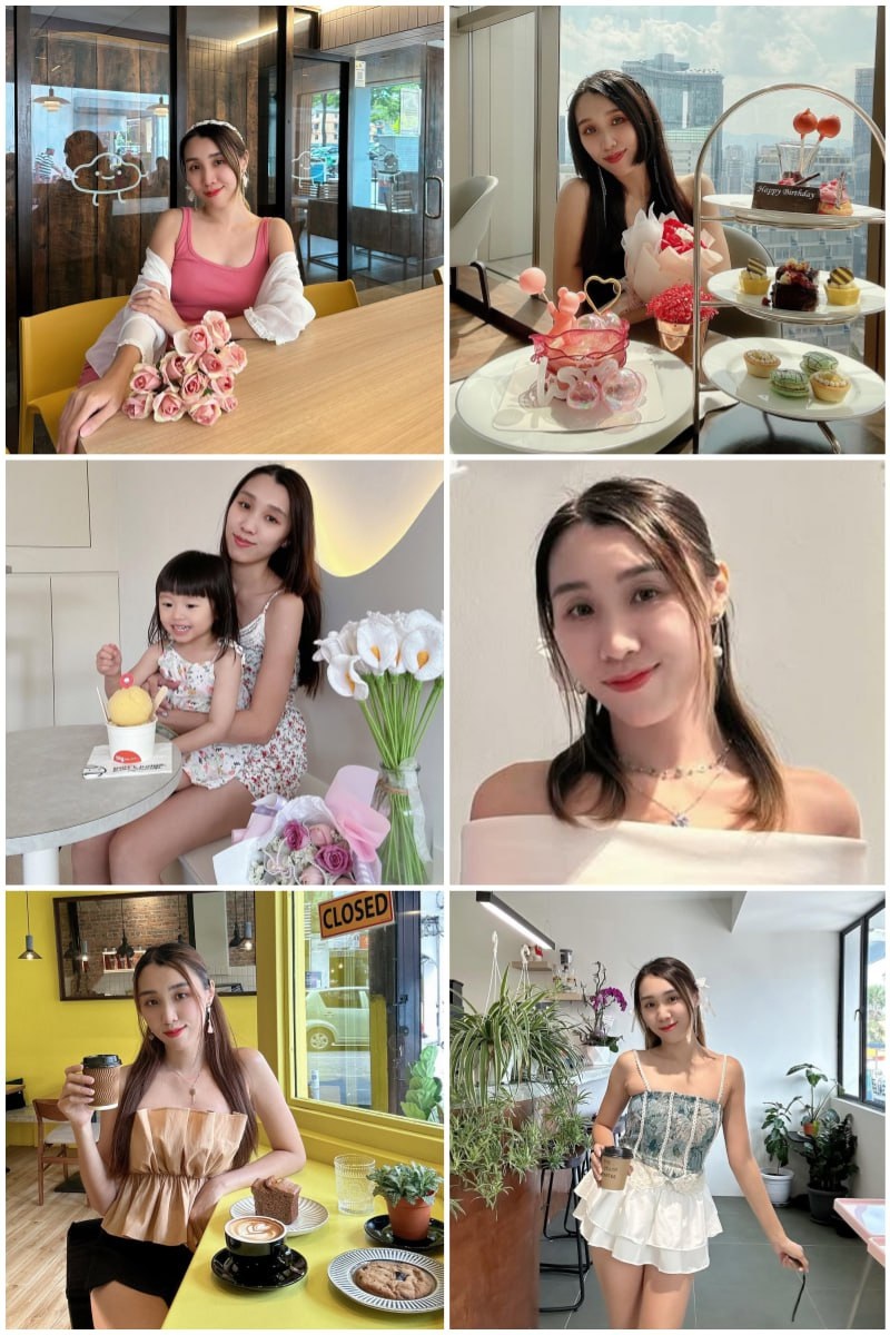 QQ208 图片2758张 视频57个 马来西亚  宝妈 气质美女 精致生活 自拍多 下午茶美食 部分带娃照 旅游 生日照  